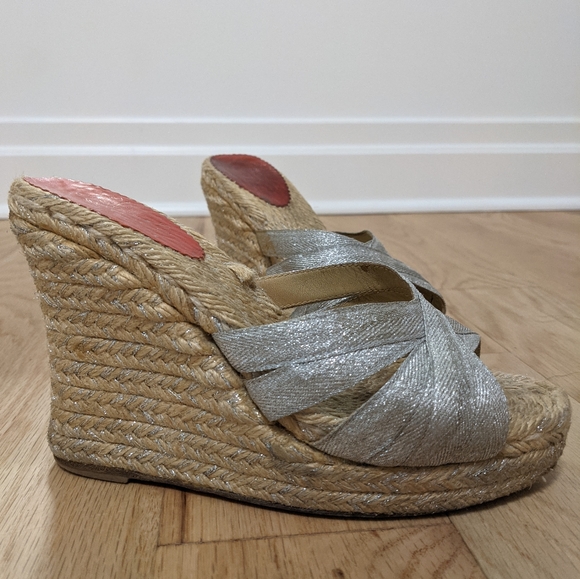 Louboutin Raffia Wedges - Picture 2 of 4